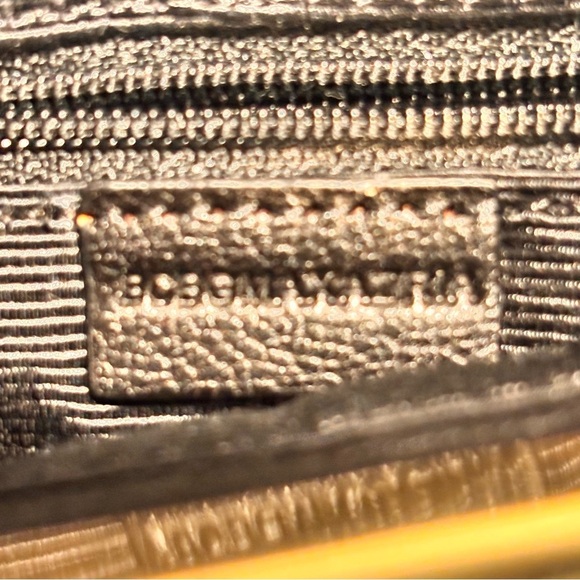 BCBG MAXAZRIA Zipper Leather Black and Gold Clutch Bag With Handle NEW WITH TAG - Picture 11 of 11